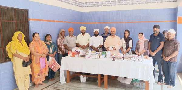 Siddha Jogi Trust village Khanpur organized a free medical camp at Dera Baba Kallaran Sherpur